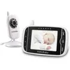 Image de HelloBaby HB32 Moniteur Vidéo Sans fil Avec Appareil Photo Numérique, Surveillance de la Température de Vision Nocturne et Système de Communication Bidirectionnelle (Blanc)