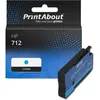 Image de PrintAbout huismerk Inktcartridge 712 (3ED67A) Cyaan Geschikt voor HP