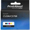Image de PrintAbout huismerk Inktcartridge C529R/C579R (T01D1/2/3/400) 4-kleuren Multipack Extra hoge capaciteit Geschikt voor Epson