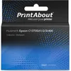 Image de PrintAbout huismerk Inktcartridge C13T05A1/2/3/400 4-kleuren Multipack Hoge capaciteit Geschikt voor Epson