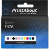 Image de PrintAbout huismerk Inktcartridge T47A 8-kleuren Multipack Geschikt voor Epson
