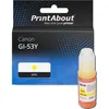 Image de PrintAbout huismerk Inktcartridge GI-53Y Geel Geschikt voor Canon