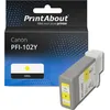 Image de PrintAbout huismerk Inktcartridge PFI-102Y Geel Geschikt voor Canon