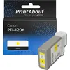 Image de PrintAbout huismerk Inktcartridge PFI-120Y Geel Geschikt voor Canon