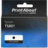 Image de PrintAbout huismerk Inktcartridge T5801 Foto-zwart Geschikt voor Epson