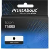Image de PrintAbout huismerk Inktcartridge T5808 Mat-zwart Geschikt voor Epson