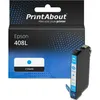 Image de PrintAbout huismerk Inktcartridge 408L (C13T09K24010) Cyaan Hoge capaciteit Geschikt voor Epson