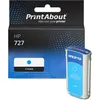 Image de PrintAbout huismerk Inktcartridge 727 (B3P19A) Cyaan Hoge capaciteit Geschikt voor HP
