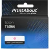 Image de PrintAbout huismerk Inktcartridge T6066 Vivid licht magenta Hoge capaciteit Geschikt voor Epson