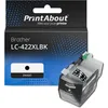 Image de PrintAbout huismerk Inktcartridge LC-422XLBK Zwart Hoge capaciteit Geschikt voor Brother