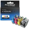Image de PrintAbout huismerk Inktcartridge LC-422XLVAL 4-kleuren Multipack Hoge capaciteit Geschikt voor Brother