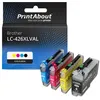 Image de PrintAbout huismerk Inktcartridge LC-426XLVAL 4-kleuren Multipack Hoge capaciteit Geschikt voor Brother