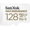 Image de SanDisk SanDisk Max Endurance - Carte mémoire flash (adaptateur microSDXC vers SD inclus(e)) - 128 Go - Video Class V30 / UHS-I U3 / Class10 - microSDXC UHS-I