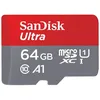Image de SanDisk Ultra - Carte mÃ©moire flash (adaptateur microSDXC vers SD inclus(e)) - 64 Go - A1 / UHS-I U1 / Class10 - microSDXC UHS-I