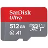 Image de SanDisk Ultra - Carte mÃ©moire flash (adaptateur microSDXC vers SD inclus(e)) - 512 Go - A1 / UHS-I U1 / Class10 - microSDXC UHS-I