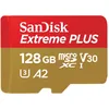 Image de SanDisk SanDisk Extreme PLUS - Carte mémoire flash (adaptateur microSDXC vers SD inclus(e)) - 128 Go - A2 / Video Class V30 / UHS-I U3 / Class10 - microSDXC UHS-I