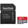 Image de SanDisk Ultra Plus microSDXC 64GB + SD Adapter 150MB/s A1 Class 10 UHS-I