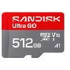 Image de SanDisk Ultra GO - Carte mémoire flash - 512 Go - A1 / UHS-I U1 / Class10 - microSDXC UHS-I