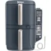 Image de Air Fryer Ninja Double Stack XL 2 tiroirs superposés 6-en-1, 9,5 L avec thermosonde en Bleu nuit | SL451EUCYD | par SharkNinja