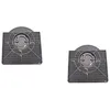 Image de ELICA Lot de 2 filtres à charbon TYPE 303 (21,5 x 21 x 4 cm) pour hotte Elica - Indesit - Beko - Gorenje - Smeg - Whirlpool