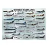 Image de Puzzle Eurographics - Avions de guerre modernes, 1000 pièces