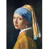 Image de Puzzle Eurographics - Johannes Vermeer : La Jeune Fille à la Perle, 1665, 1000 pièces