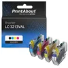Image de PrintAbout huismerk Inktcartridge LC-3213VAL 4-kleuren Multipack Hoge capaciteit Geschikt voor Brother