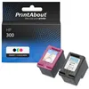 Image de PrintAbout huismerk Inktcartridge 300 (CN637EE) Zwart + 3 kleuren Multipack Geschikt voor HP
