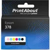 Image de PrintAbout huismerk Inktcartridge 378 (T3781/82/83/84/85/86) 6-kleuren Multipack Geschikt voor Epson