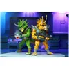 Image de Neca Les Tortues Ninja - Pack 2 Figurines Captain Zarax & Zork 18 Cm