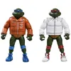 Image de Les Tortues Ninja (Cartoon) - Figurine Punk Leo and Punk Raph 2 Pack 18 cm
