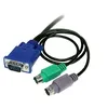Image de StarTech.com 3 en 1 Câble pour Switch KVM VGA avec PS/2 - câble clavier / vidéo / souris (KVM) - 1.8 m