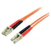 Image de StarTech.com Câble patch à fibre optique duplex 62,5/125 multimode LC - LC - câble de réseau - 1 m - orange