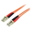 Image de StarTech.com 5m Fiber Optic Cable - Multimode Duplex 62.5/125 LSZH - LC/LC - cordon de raccordement - 5 m - orange