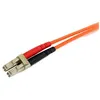 Image de StarTech.com 1m Fiber Optic Cable - Multimode Duplex 62.5/125 LSZH - LC/ST - cordon de raccordement - 1 m - orange