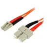 Image de StarTech.com 3m Fiber Optic Cable - Multimode Duplex 62.5/125 LSZH - LC/SC - câble de réseau - 3 m