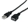 Image de StarTech.com 6 ft Black USB 2.0 Extension Cable A to A - M/F - rallonge de câble USB - 1.8 m