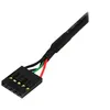 Image de StarTech.com Cable adaptateur interne de carte mere 60 cm 5 broches USB IDC F/F - Câble USB - IDC 5 broches (F) pour IDC 5 broches (F) - USB 2.0 - 60.7 cm - noir