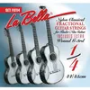 Image de Labella Fg114 - Jeu De Cordes Guitare Classique 1/4 Fractional