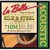 Image de Labella 710m - Jeu De Cordes Guitare Acoustique Silk&steel - MÃ©dium 12-56