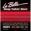 Image de Labella 760FL - Jeu de cordes basse électrique Deep Talkin' Bass Flats - 43-104