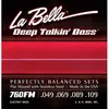 Image de Labella 760FM - Jeu de cordes basse électrique Deep Talkin' Bass Flats - 49-109