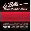 Image de Labella 760fm - Jeu De Cordes Basse Électrique Deep Talkin' Bass Flats - 49-109