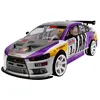 Image de 01:10 70 Kmh Rc Voiture 4 Roues Motrices Double Batterie Haute Puissance Led Phares de Course de Camions violet PT024