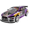 Image de 01:10 70 kmh 2.4G RC voiture 4 roues motrices Double batterie haute puissance LED phares de course de camions BT356