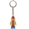 Image de Porte-clÃ©s Mascotte LEGO Hot-Dog Guy 853571 Minifigure Series 13