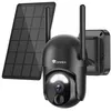 Image de Ctronics 2K 3MP Caméra de Surveillance WiFi Extérieure Solaire Sans Fil PTZ avec Vision Nocturne Couleur et Détection Humaine PIR