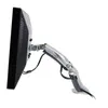 Image de Ergotron MX - Kit de montage (bras articulé, fixation par pince pour bureau, montage par passe-câble, base, extension) - Technologie de force constante - pour Écran LCD - aluminium poli - Taille d'écran : jusqu'à 30 pouces