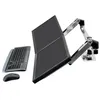 Image de Ergotron LX Dual Side-by-Side Arm - Kit de montage (fixation par pince pour bureau montage par passe-câble poteau 2 bras articulés 2 supports d'extension support t base) - Technologie brevetée Constant Force - pour 2 écrans LCD - aluminium acier -