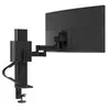Image de Ergotron TRACE - Kit de montage (pivot, base, entretoise VESA, colonne de levage, bras d'extension, pince de bureau 2 pièces) - Technologie de force constante - pour Écran LCD - noir mat - Taille d'écran : 21.5-38"